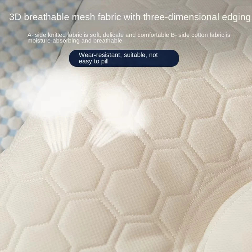 Adult Comfort Pillow Core Helps Sleep High Elasticity Pillow Breathable Fluffy Soft Safe Latex Pillow Rectangular Pillow