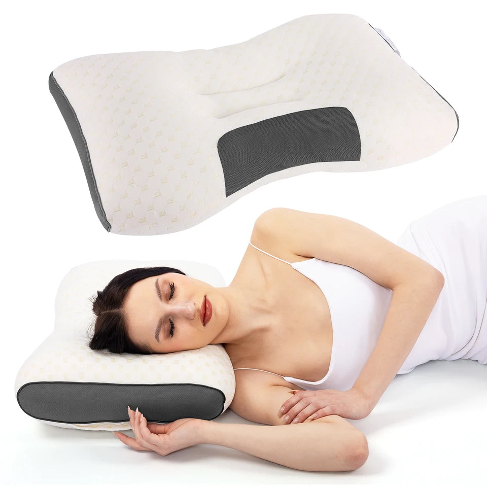 2-Pack Cervical Pillow Limited Time Offer - Ergonomic Orthopedic Support, High-Quality Pillow Core, Perfect Black Friday & Chri