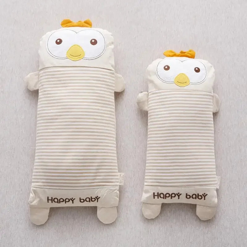 2025 new buckwheat pillow knitted cotton children's buckwheat shell pillow core neck protection special 25x40cm