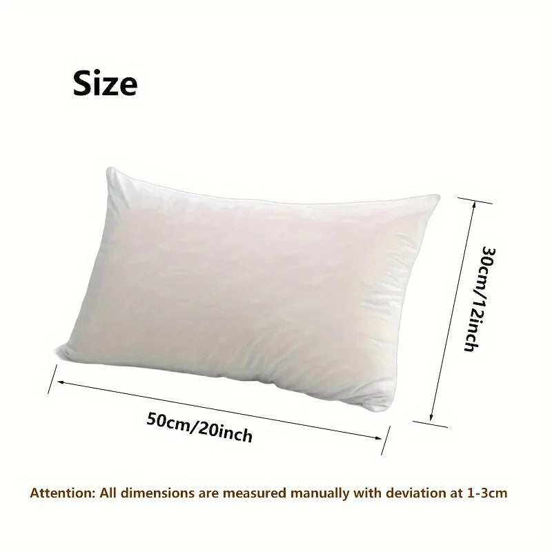 One piece set standard white high rebound pillow cushion core sofa car seat home interior decoration pillow 30x50cm