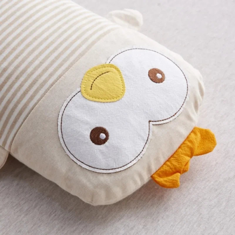 2025 new buckwheat pillow knitted cotton children's buckwheat shell pillow core neck protection special 25x40cm