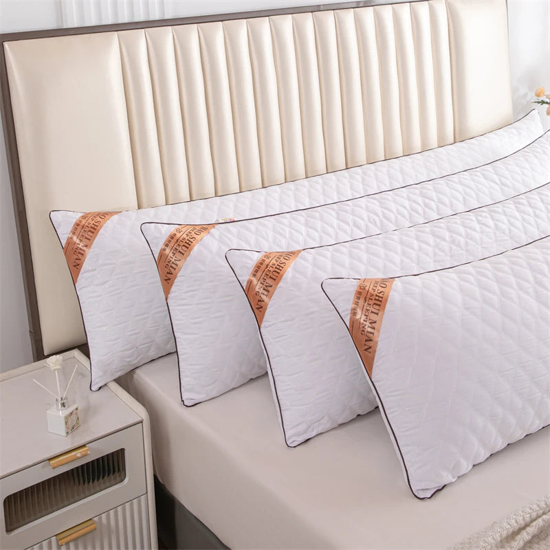 White Pillow Core Home Soft Filling Cushion 48x100/48x120/48x150/48x180 Lengthen Pillows Quilted Sleeping Cushions almohada